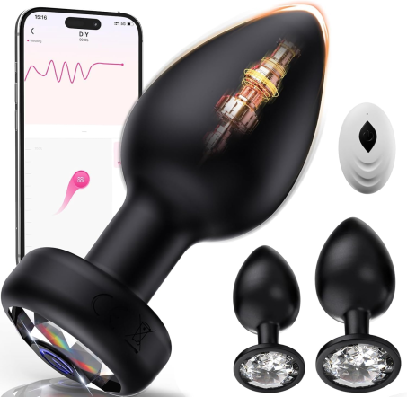 Anal Plug Vibrating Butt Plug,