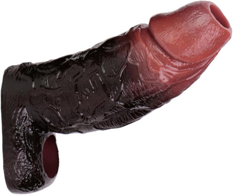 Reusable Half-Wrapped Silicone Penis Sleeve