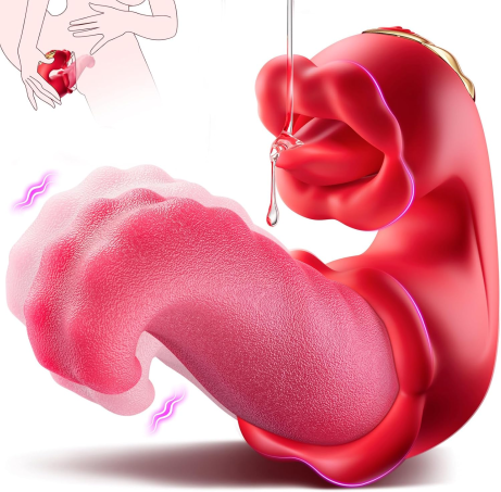 Sex Toys Realistic Tongue Vibrator for Women