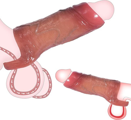 Premium Silicone Penis Sleeve with Open-End Design