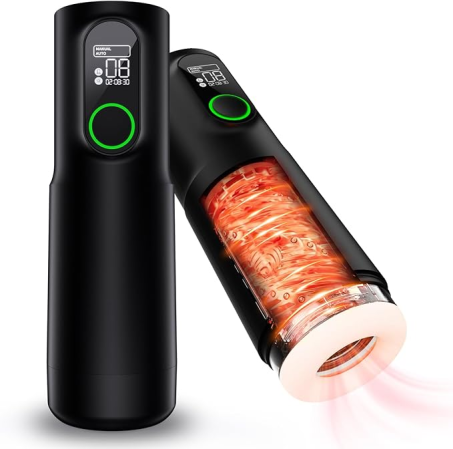 Advanced Automatic Heated Male Masturbator with Dual Control