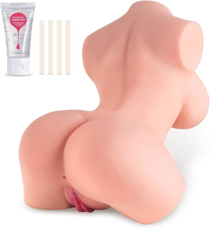 Goyha 6.6LB Realistic Butt and Dual-Channel TPE Sex Doll Torso