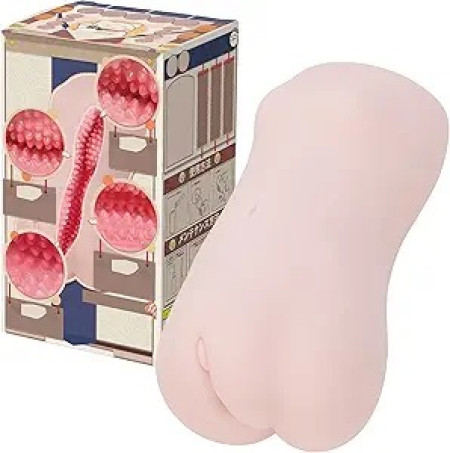 Wave-Patterned Channel Textured Ergonomic TPE Male Masturbator
