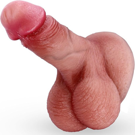 6-Inch Beginner-Friendly Realistic Silicone Dildo with Suction Cup