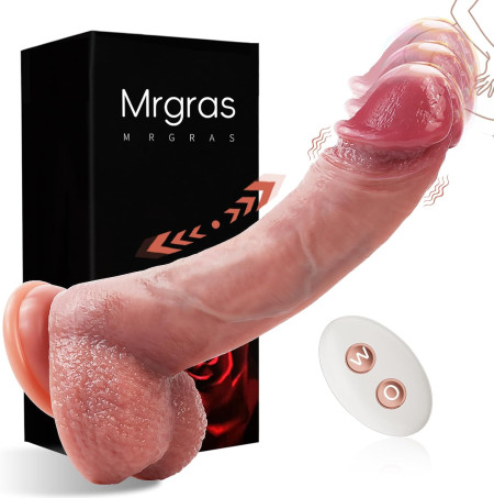 Mrgras Sex Toys Thrusting Dildo Vibrator