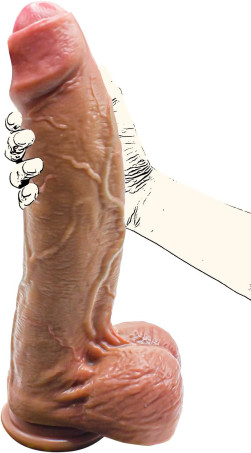 14.4 Inch Realistic Huge Thick Dildo Sex Toy for Women