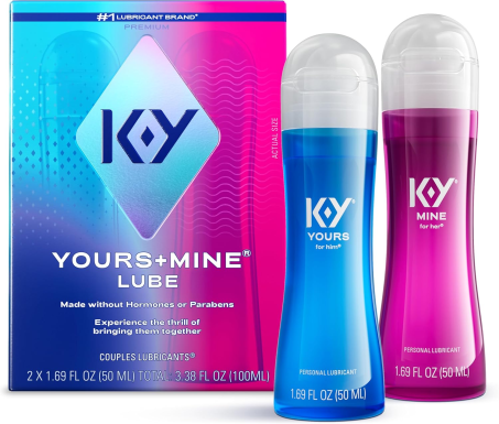 K-Y Yours & Mine Personal Lubricant for Couples