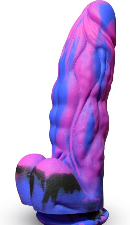 9.5-Inch Huge Realistic Liquid Silicone Dildo with Suction Base
