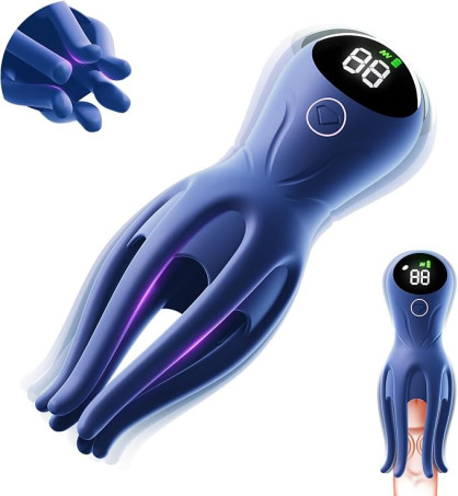 360° Octopus Male Vibrator with 12 Vibration Modes