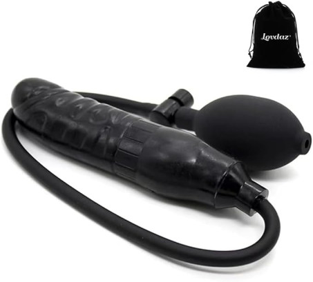 Adjustable Inflatable Medical Silicone Anal Dilator and Butt Plug with Hand Pump