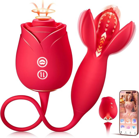 MOOLIGIRL Rose Toy Couple Vibrator Sex Toys for Women