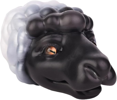 Realistic Black Sheep Monster Mouth Liquid Silicone Male Masturbator