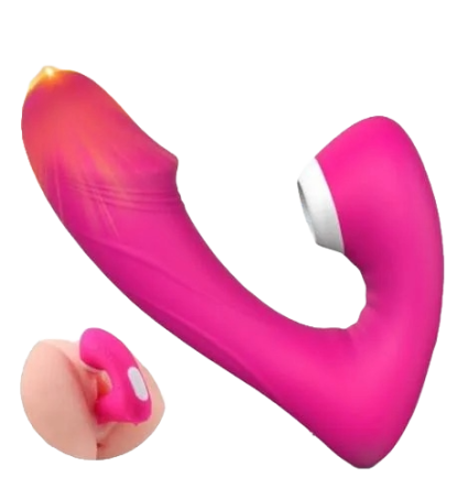 2 In 1 Clit Sucker And Insertable Vibrator