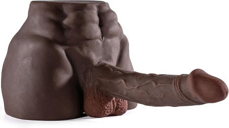 Flexible TPE Male Torso and Dual-Channel Sex Doll