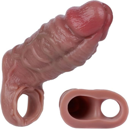 5.5 Inch Soft Silicone Penis Sleeve Extender