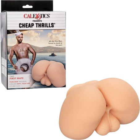 Heavy-Duty 2.7 lb TPE Ass & Balls Male Masturbator Cup