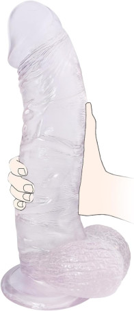 10 Inch Clear Dildo Big Dildos