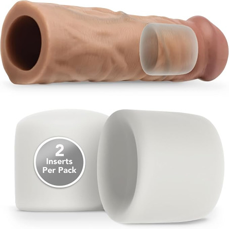 The Happy Wife® 1-Inch Silicone Adjustment Plug Set for Closed-End Sleeves