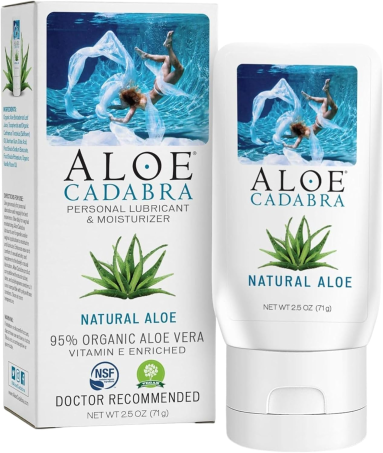 Aloe Cadabra Natural Water Based Personal Lubricant and Vaginal Moisturizer