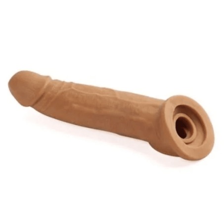 Sleeve Silicone Condom Skin Color