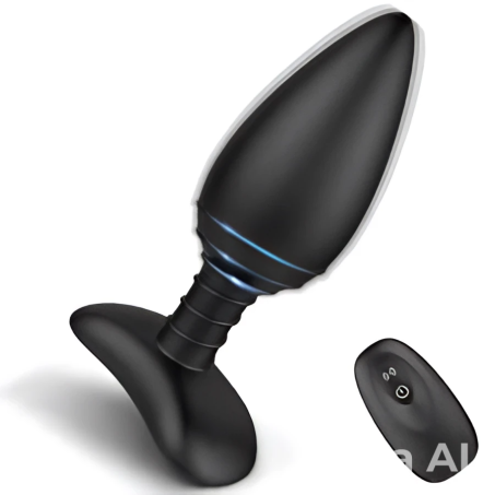 Strong Vibrating Butt Plug With Remote