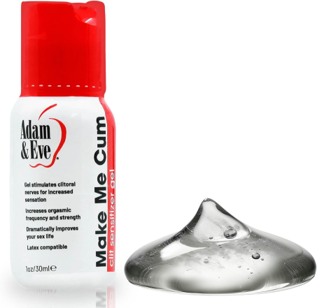 Adam & Eve Make Me Cum Water Based Clitoral Sensitizer Clear Gel