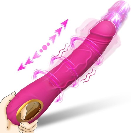Thrusting Dildo Vibrator G Spot Womens Sex Toys