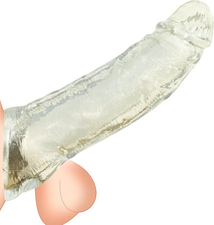 2026 Newly Super 8.5 inch New Soft Skin Sleeve Extender Sheath for Men Male