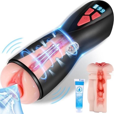 Advanced Automatic Suction and Vibrating Male Masturbator Cup