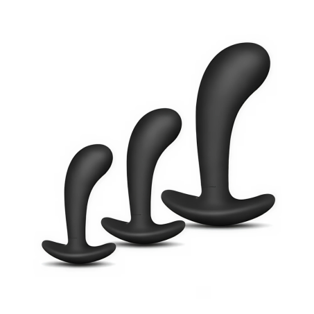 3Pcs Silicone Anal Butt Plugs