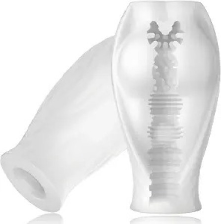 Realistic TPE Male Masturbator with Textured Sleeve & Suction