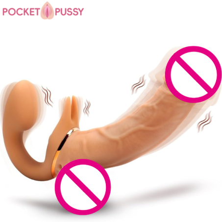 Strapless Strap On Double Ended Dildo