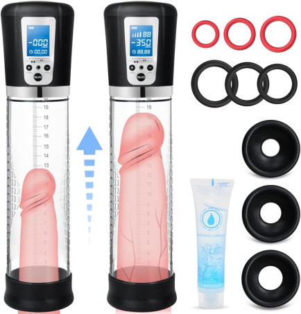 Electric Vacuum Penis Pump with 4 Training Modes