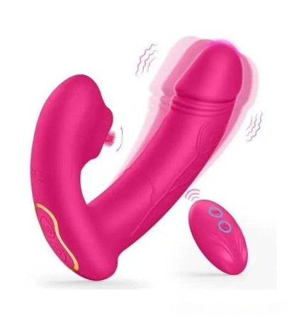 Clitoral Licking Curved G Spot Vibrator