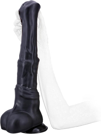 Horse Dildo,15 inch Giant Dildo Black Realistic Dildos