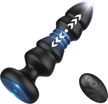 Thrusting Sex Toys Anal Plugs 