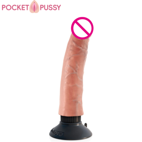 King Cock Ultra Realistic Girthy Suction Cup Dildo 8.5 Inch