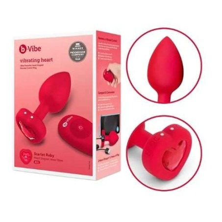 B-Vibe Vibrating Jewel Butt Plug