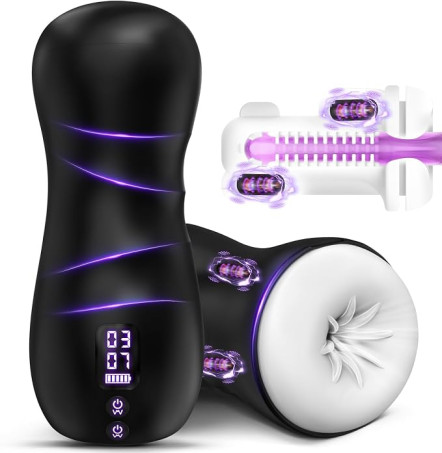 BeyondLover Dual-Motor 100-Mode Vibrating Automated Male Masturbator