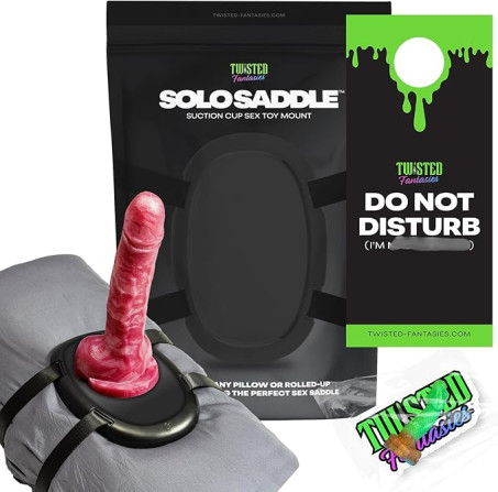 Twisted Fantasies Solo Saddle Dildo Mount with Adjustable Straps