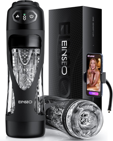 EINSEO Sucking Male Masturbator with 7.1