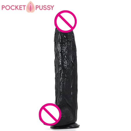 11 Inch Black Dildo Sex Toy