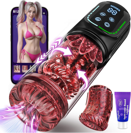 Male Masturbator Penis Pump - AI-Powered Pocket Pussy Male Sex Toys for Men