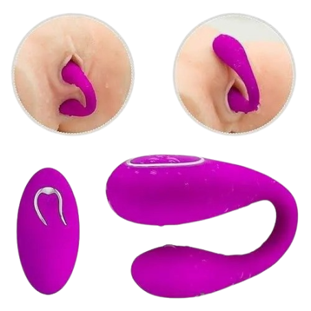 U Shape Vibrator With Remote